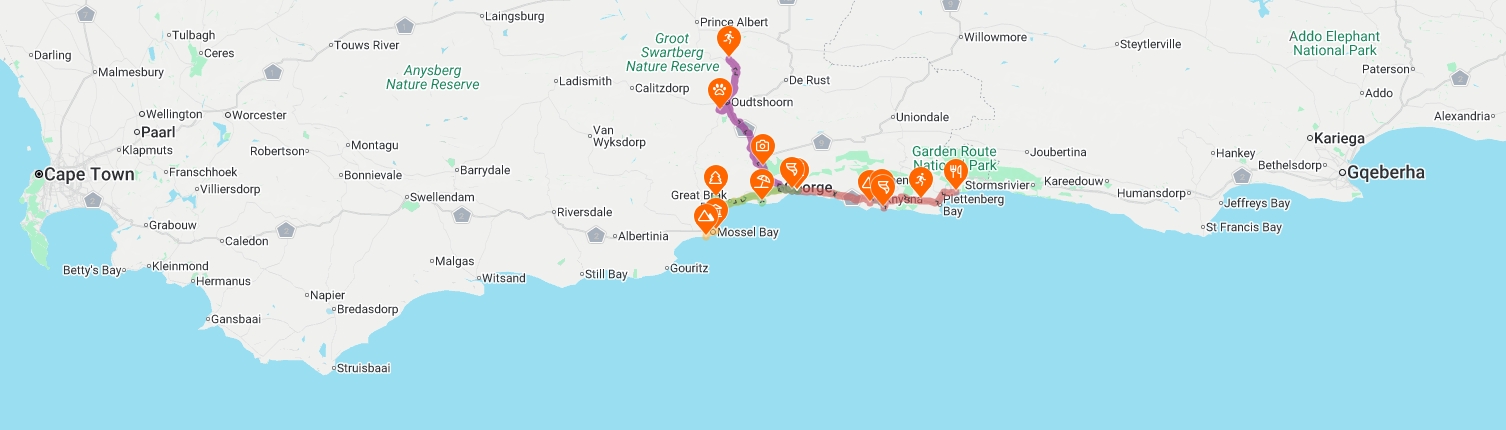 3 nights - 4 days mini garden route tour 3 nights - 4 days mini garden route tour