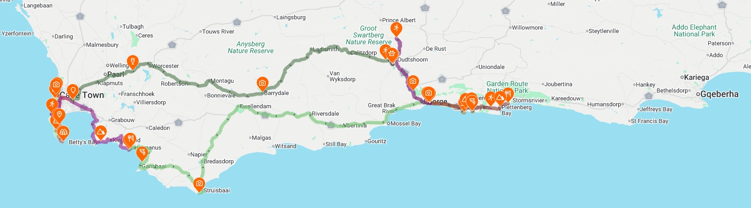 7 nights - 8 days cape town and garden route loop 7 nights - 8 days cape town and garden route loop