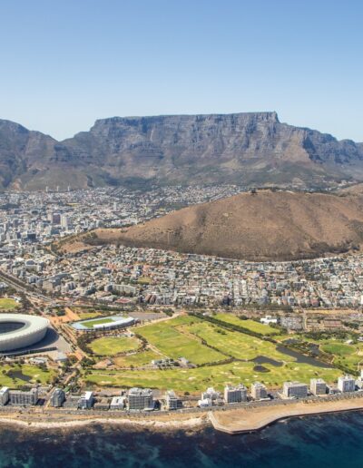 table mountain in Cape Town